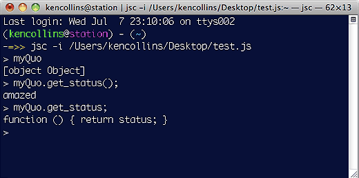 Mac OS Terminal App Lauanched From TextMate JavaScript