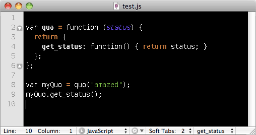 TextMate Windows With JavaScript